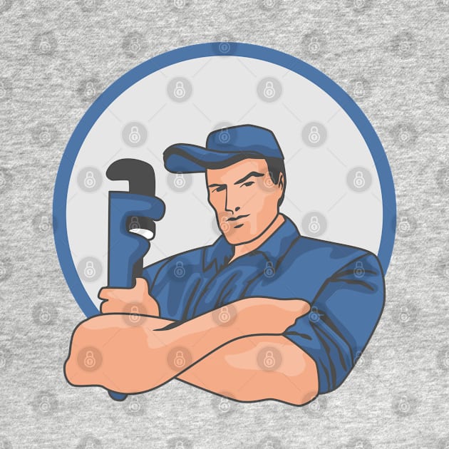 Plumbing Man by Dheograft